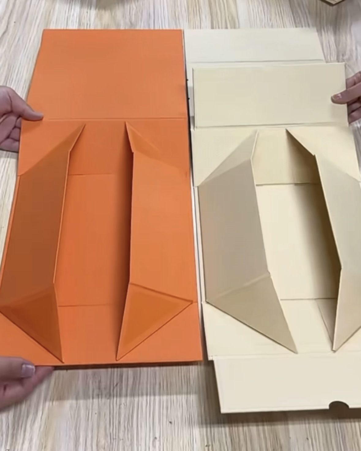 Hộp quà gấp một mảnh có thể tái chế mà không hút từ tính, được đúc trong 10 giây