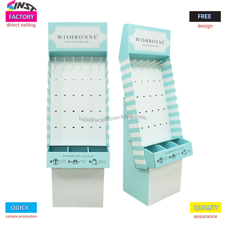 Siêu thị Pepper Powder Cardboard Hook Hiển thị giá đỡ giúp nâng cấp cảnh bán lẻ
