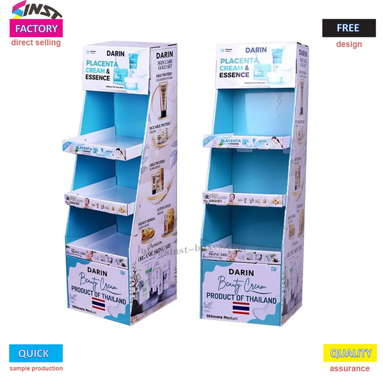 Làm thế nào để định hình lại “diện mạo” các thương hiệu chăm sóc da bằng kệ trưng bày bằng bìa cứng nhiều tầng?