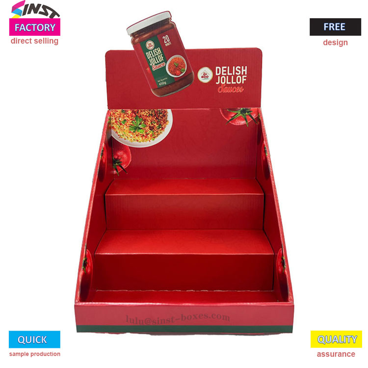 Hộp trưng bày mặt bàn sốt cà chua