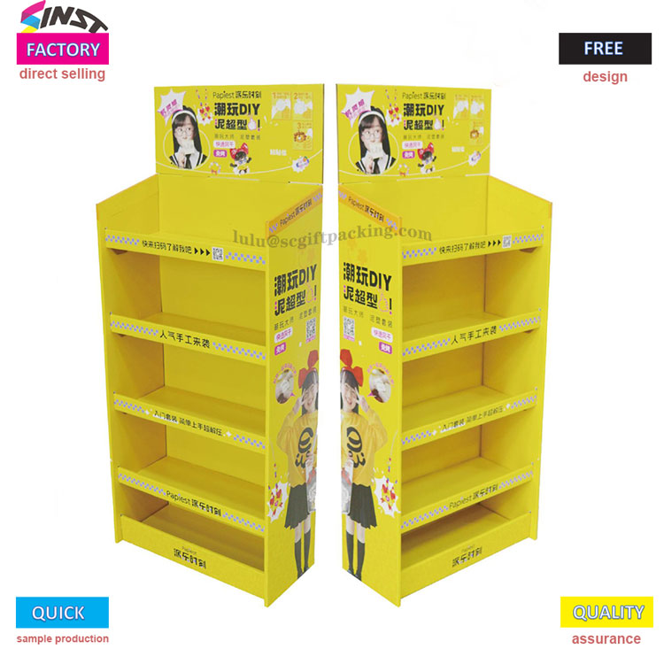 Giá đỡ siêu thị khoai tây chiên hiển thị
